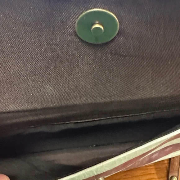 B.O.C. Patriotic Brown and Red Wallet - Picture 2 of 5